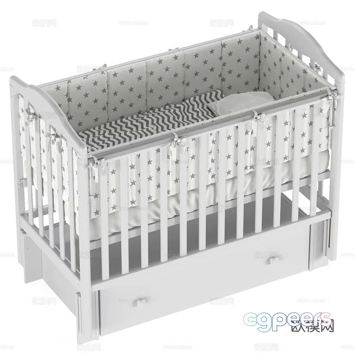 Crib 3d model