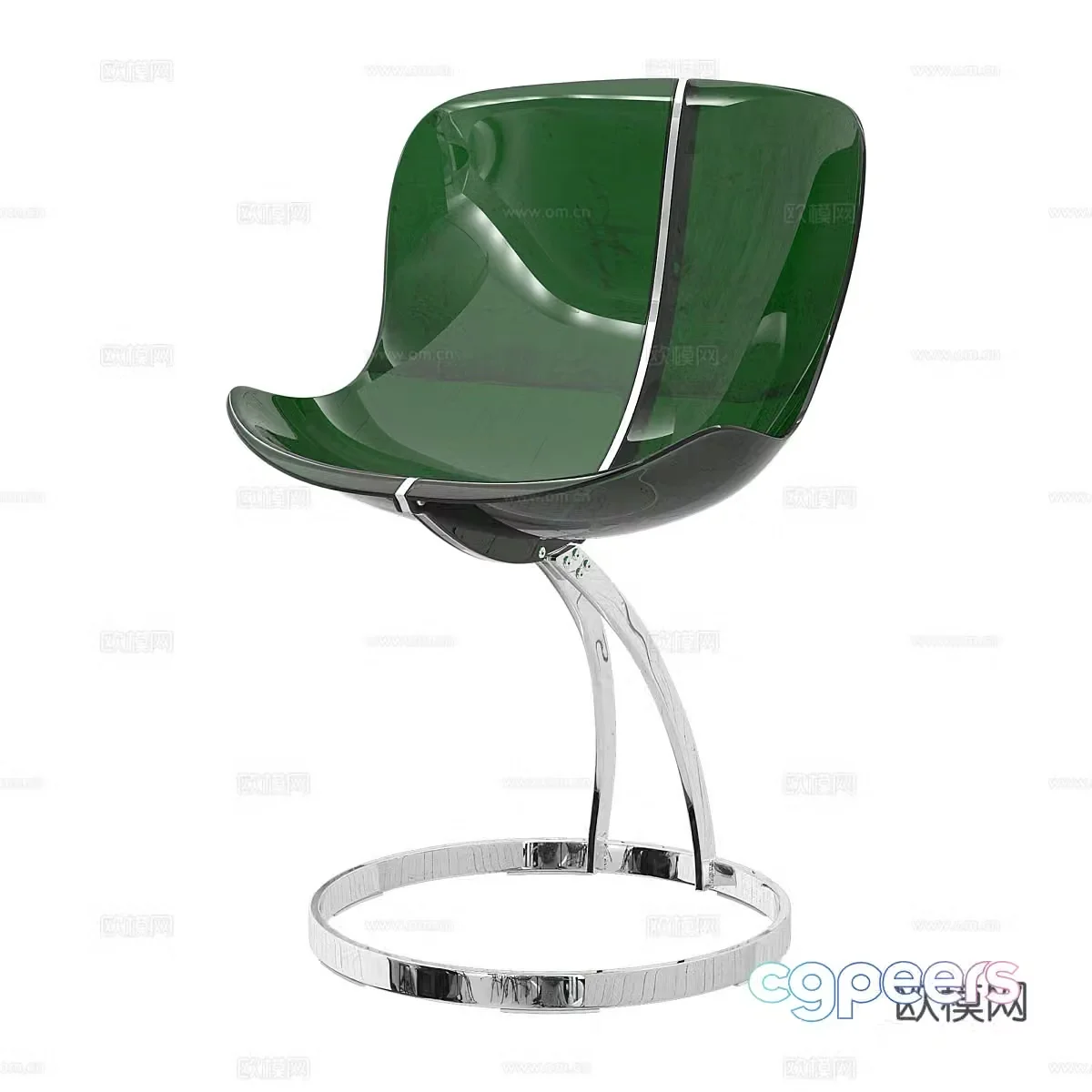 Modern Simple Chair Acklie casual chair 3D model