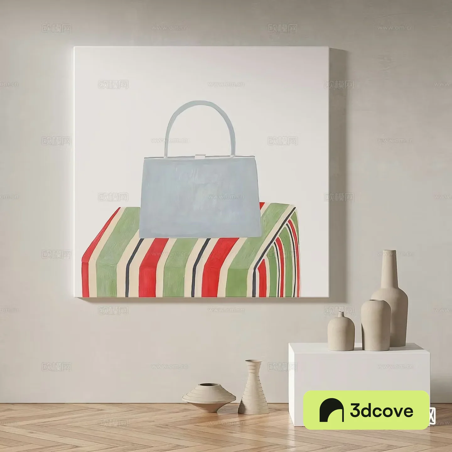 Modern minimalist oil painting decorative painting