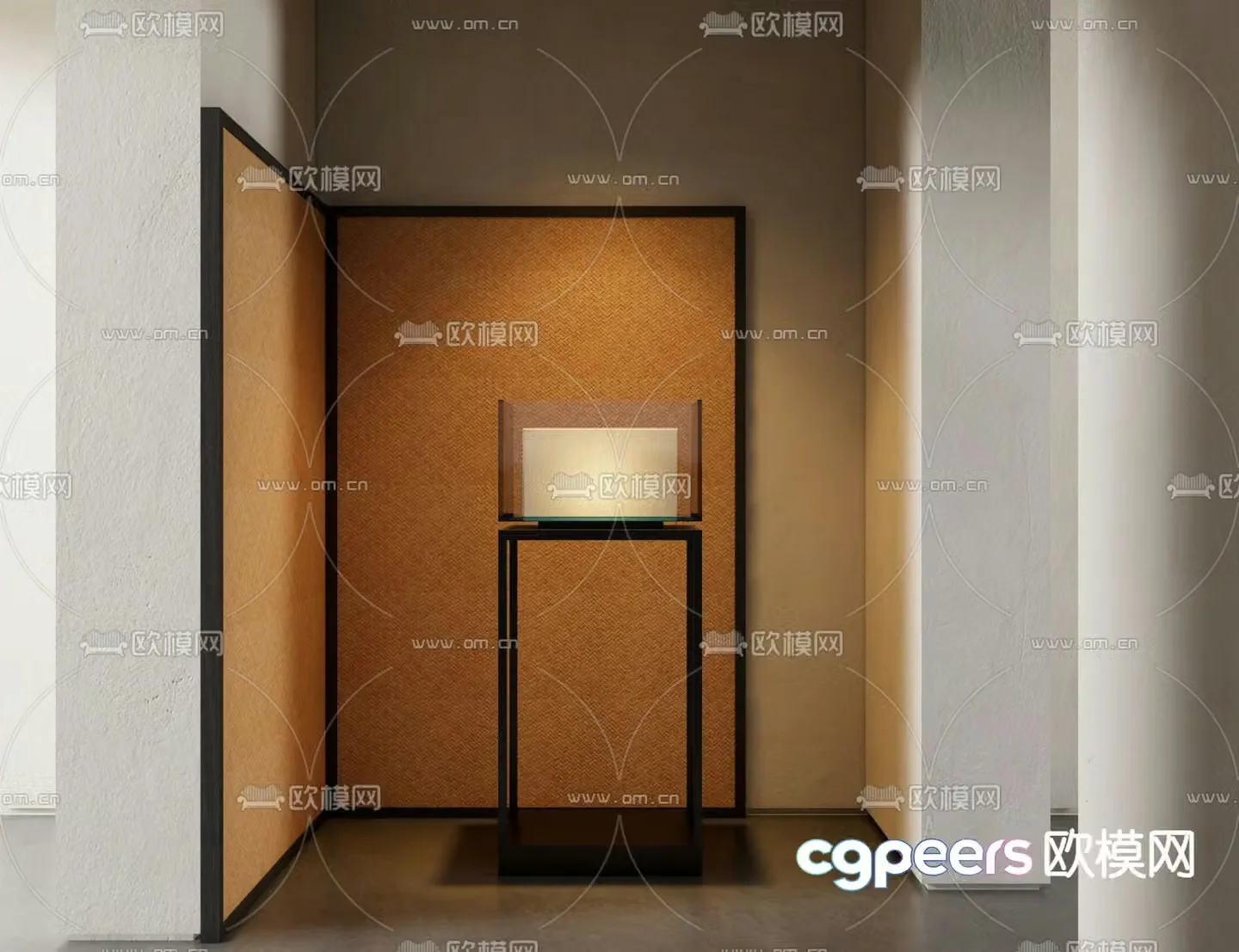 New Chinese floor lamp 3D model