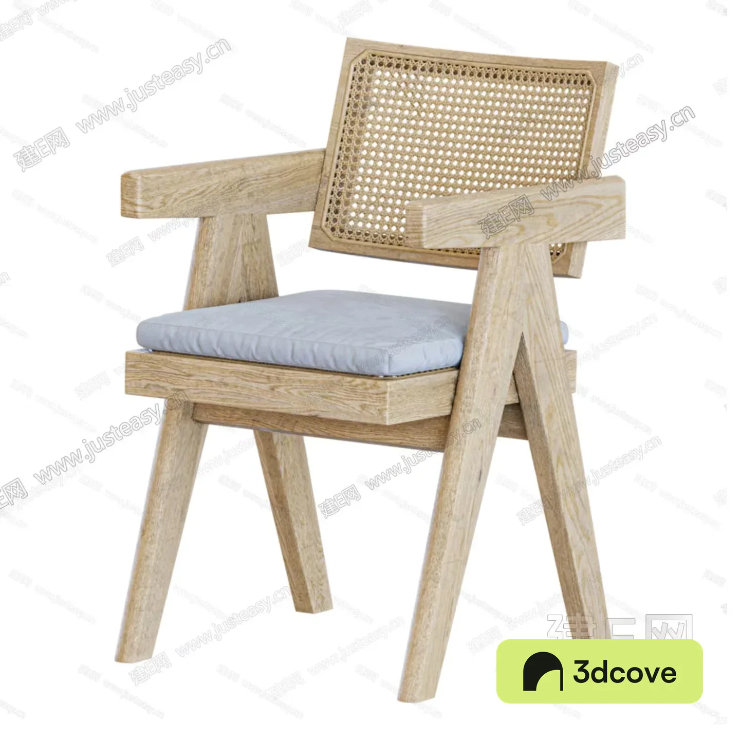 Wooden Cane Chair