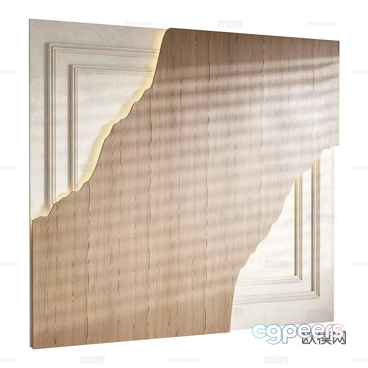 Medieval style background wall image wall 3D model