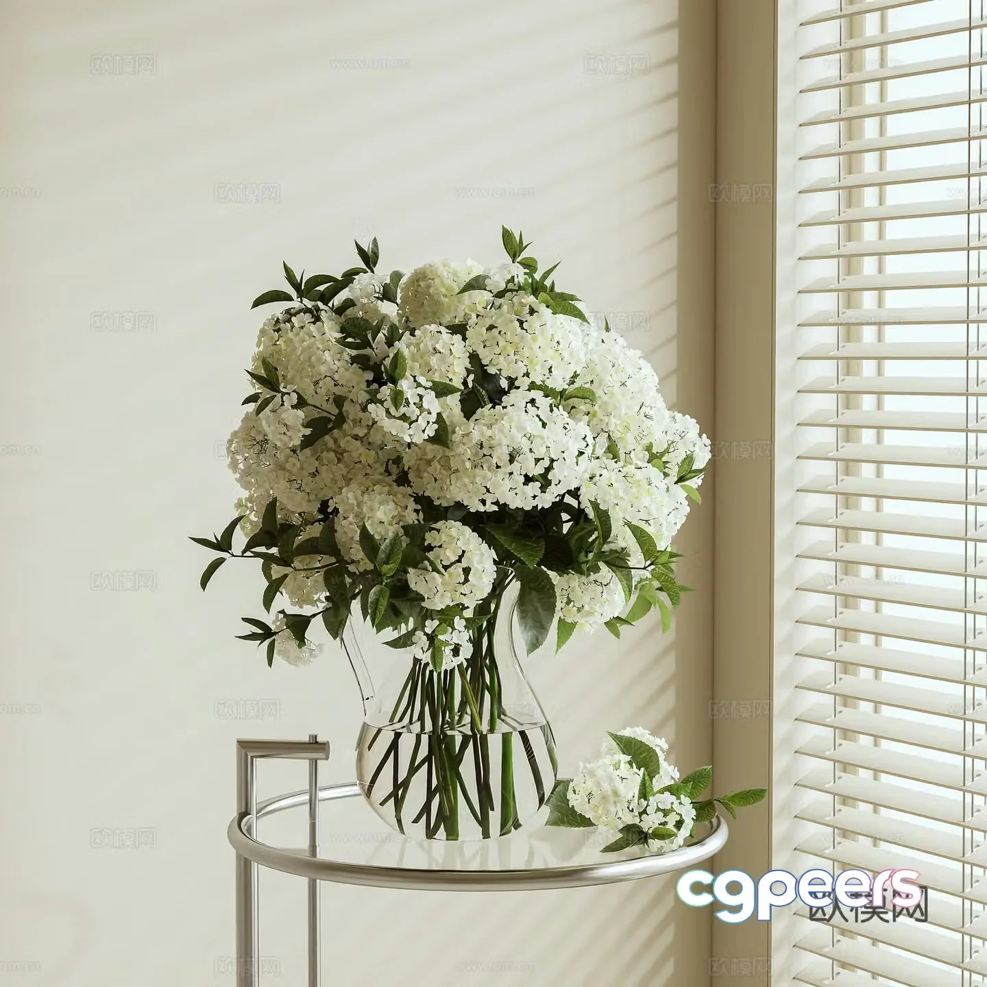 Modern flower 3d model