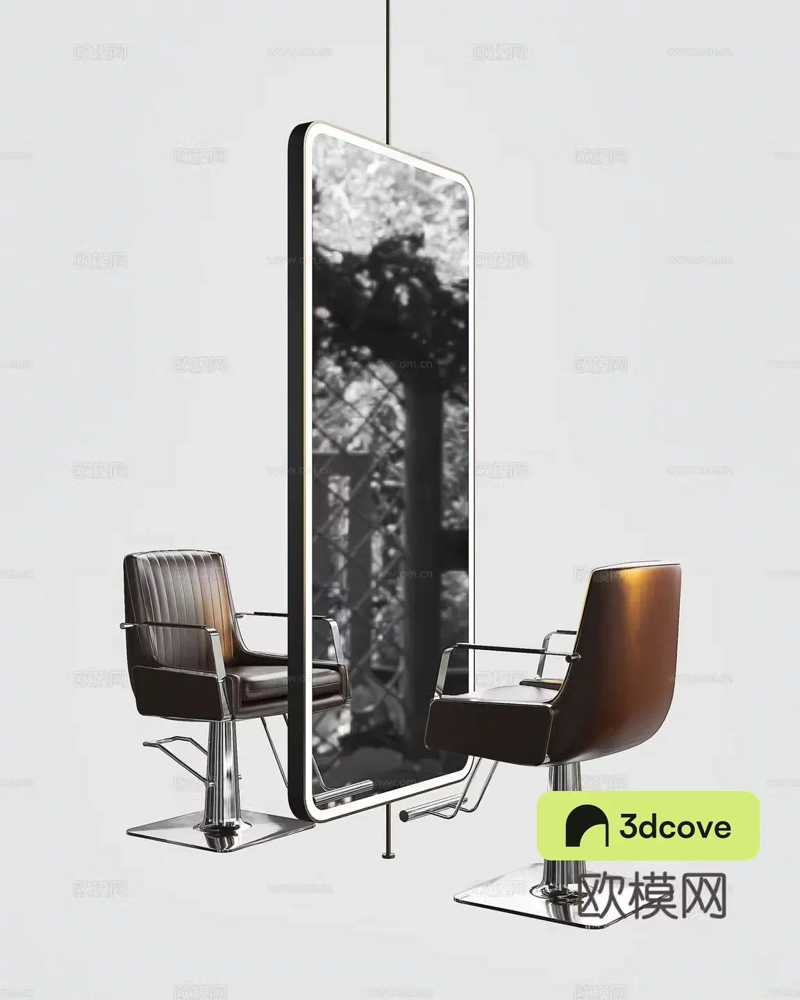 Barber chair hairdressing mirror swivel chair