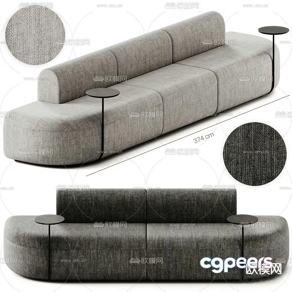 ARTIKO office sofa lobby sofa 3d model
