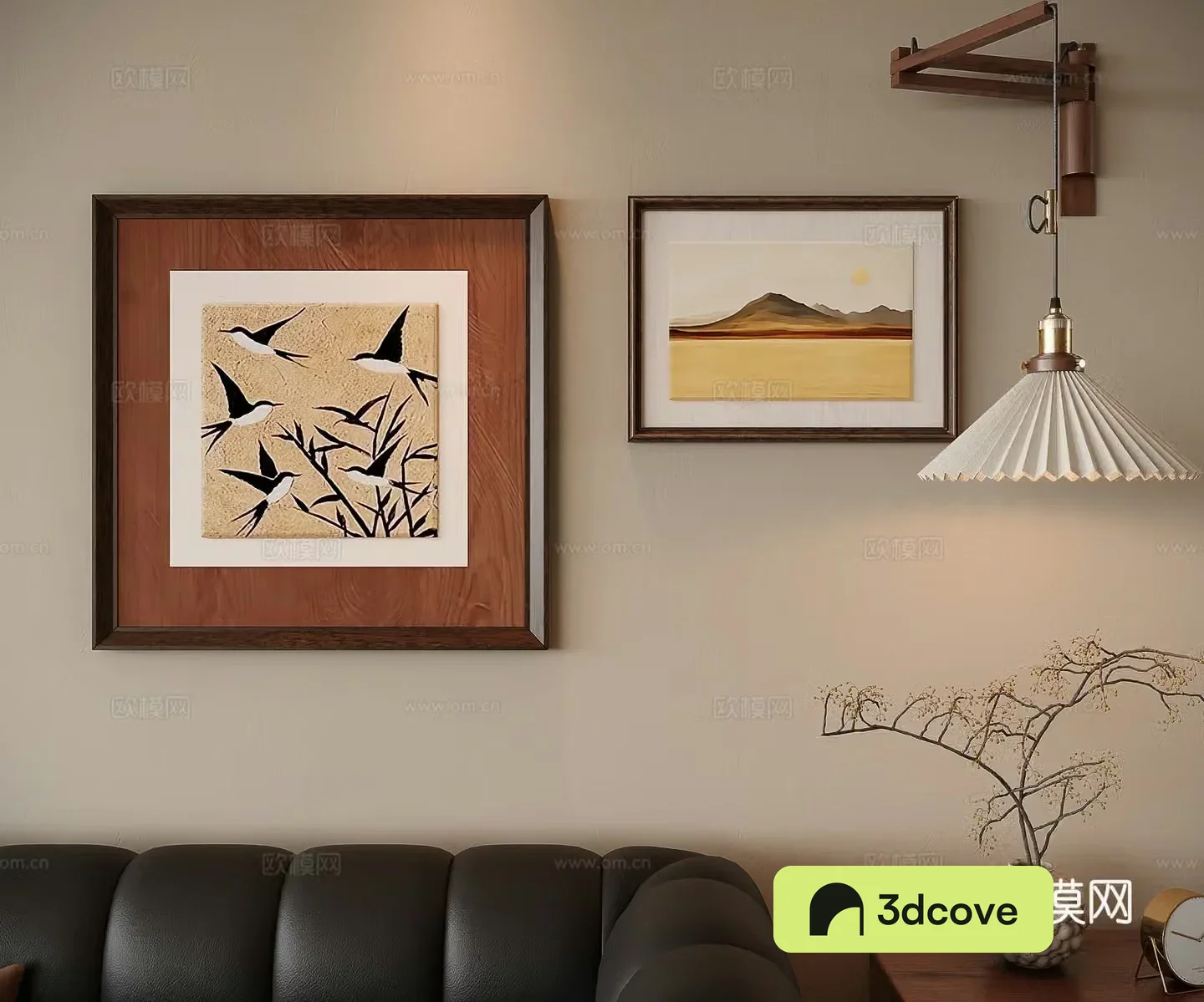 medieval style decoration hanging painting