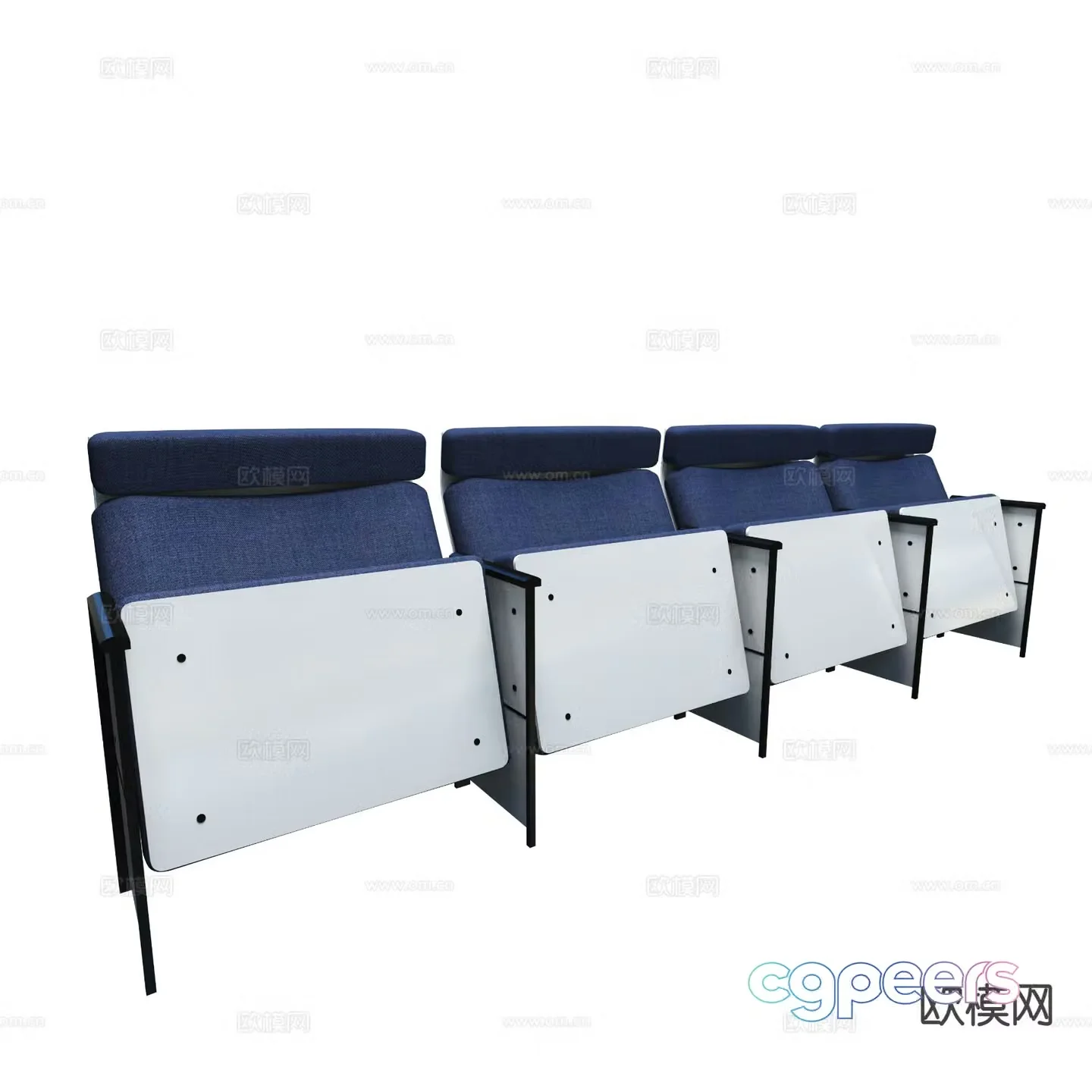 Venue seats ladder seats row seats 3D model