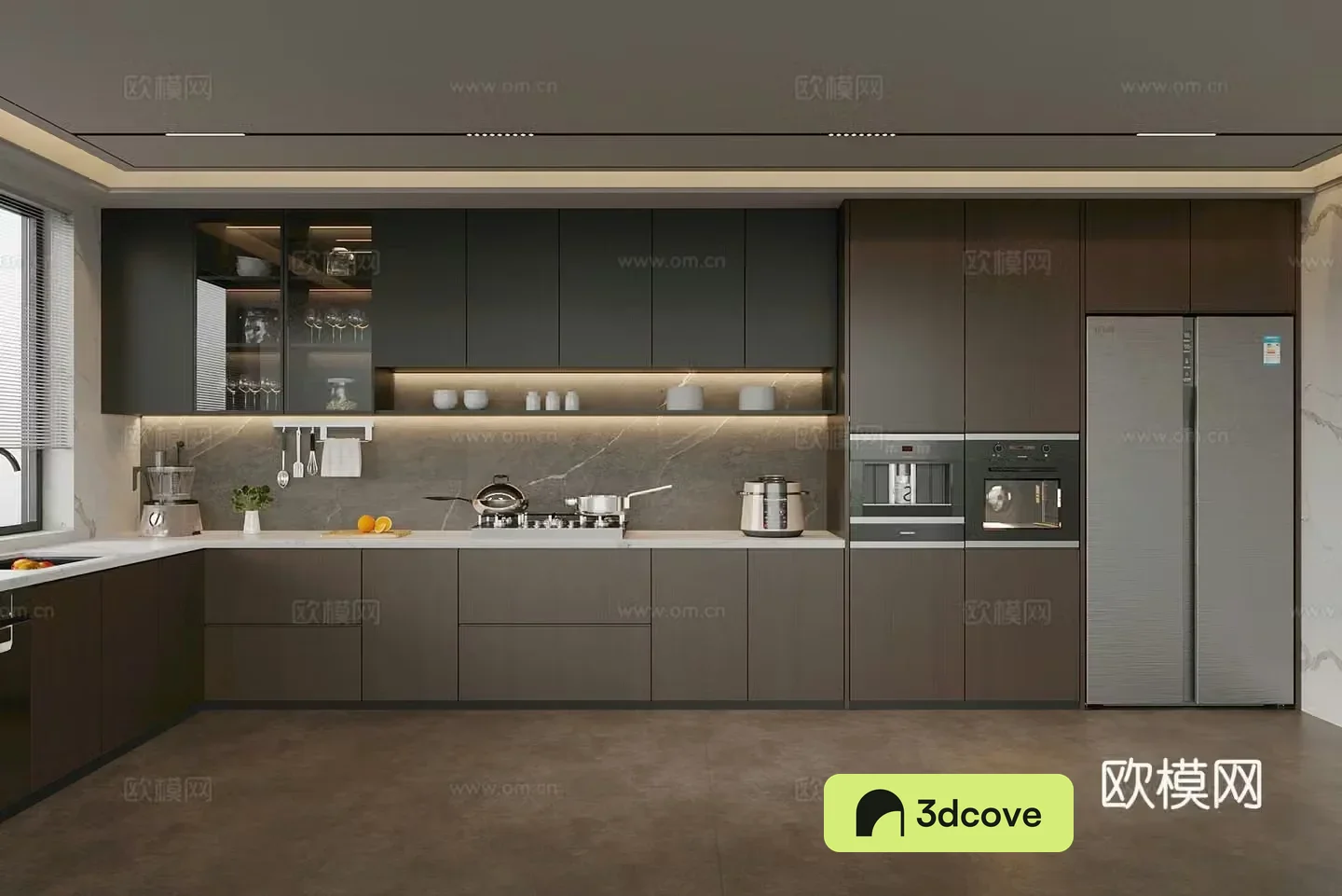 Kitchen Italian kitchen supplies kitchen utensils refrigerator