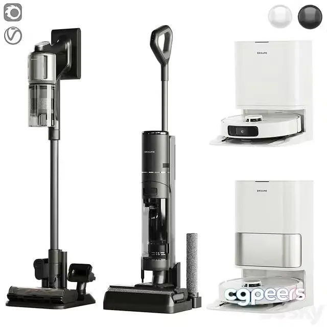3ds Max Free – Dreame vacuum cleaner set