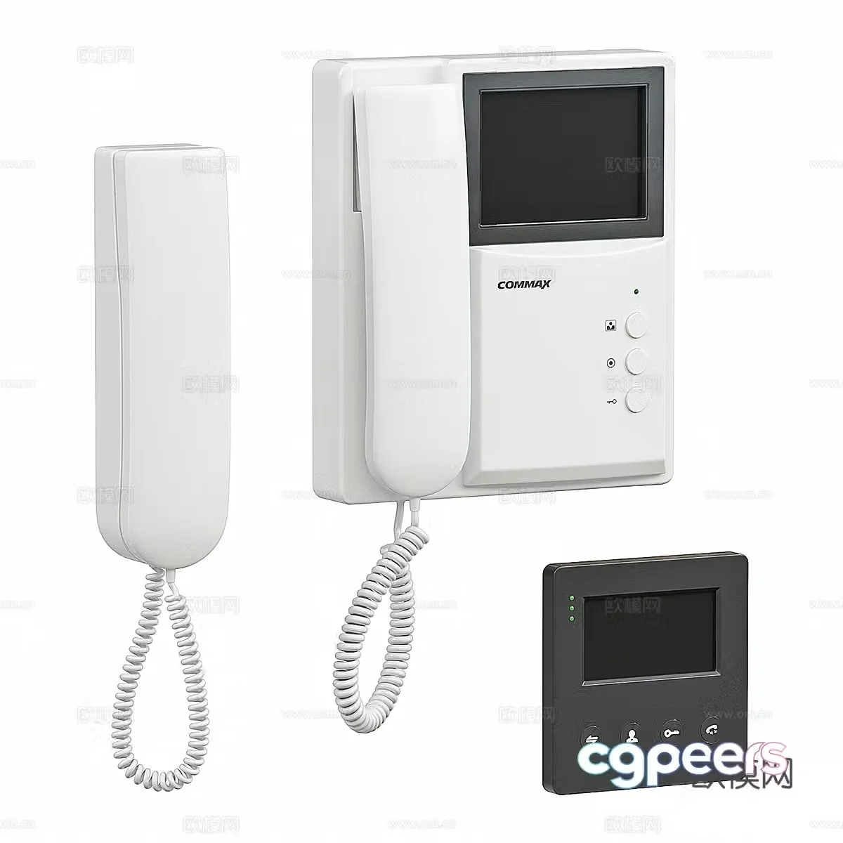 video phone doorbell 3d model