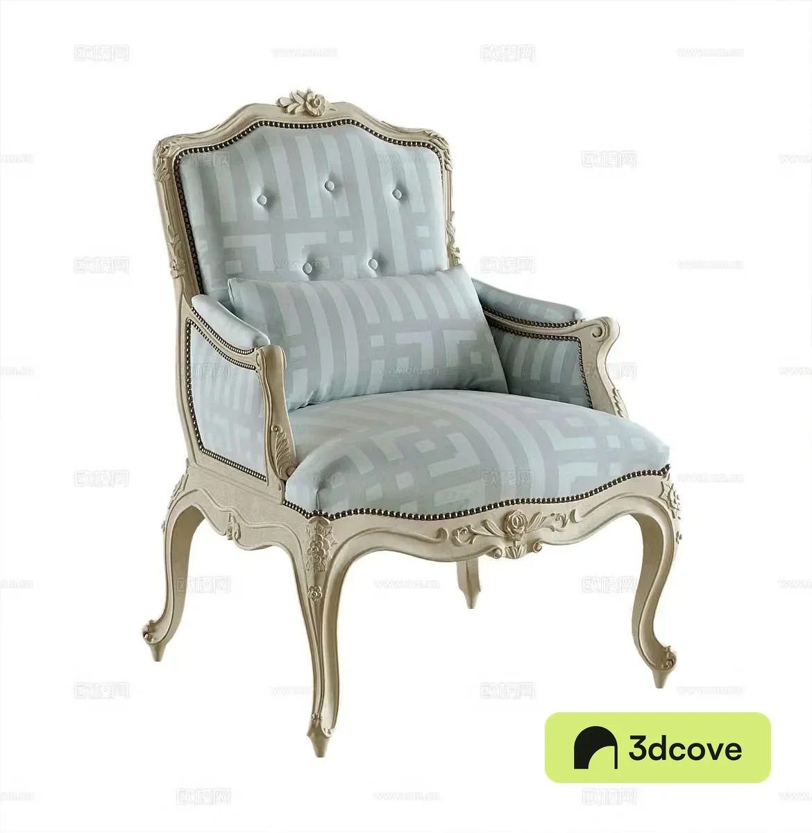 French chair lounge chair