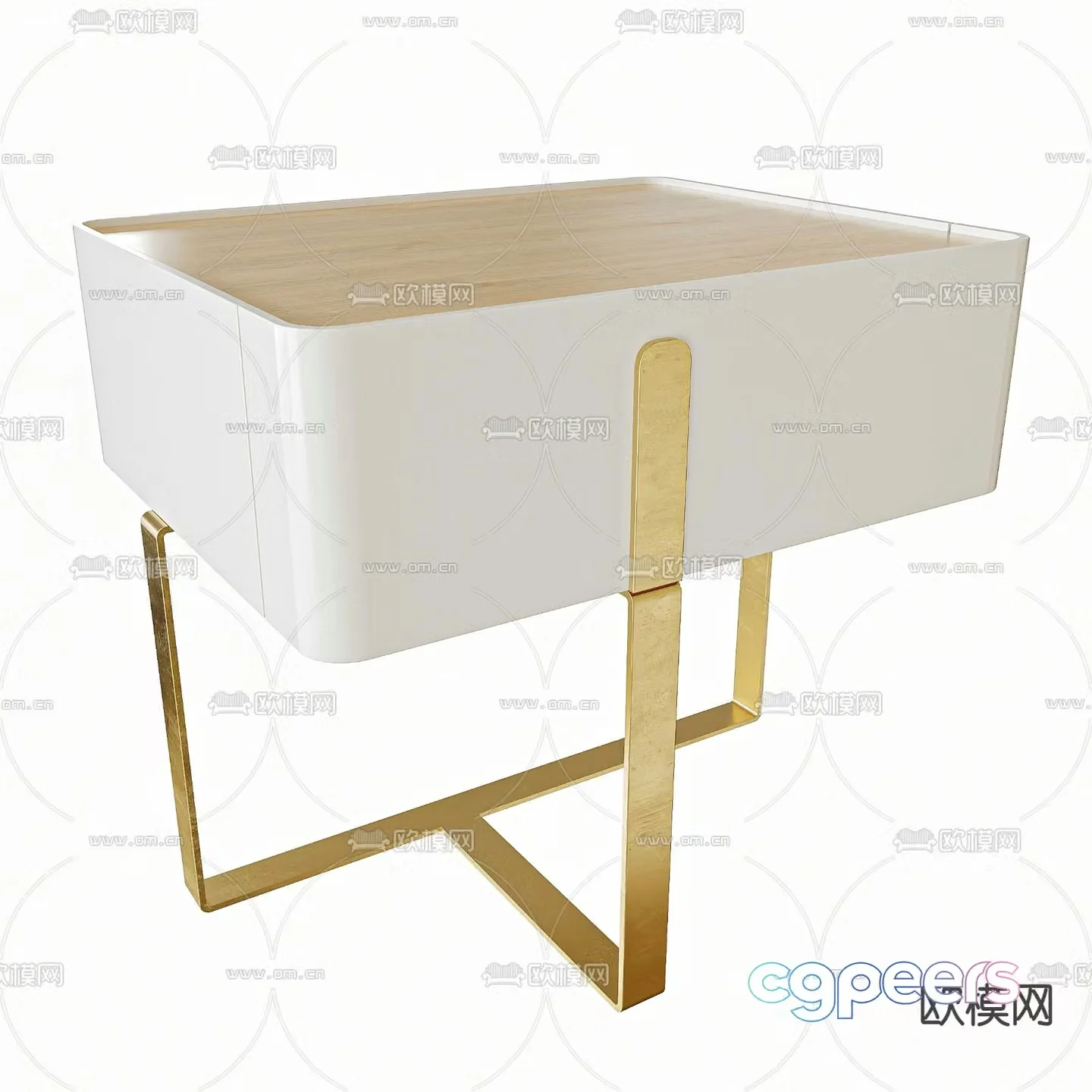 bedside table 3d model