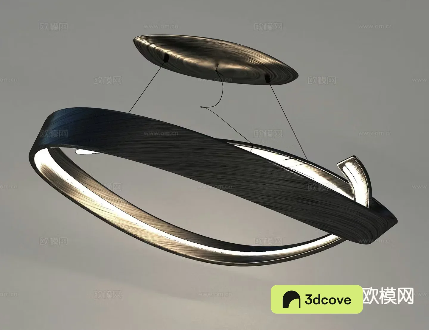 Ring chandelier geometric chandelier