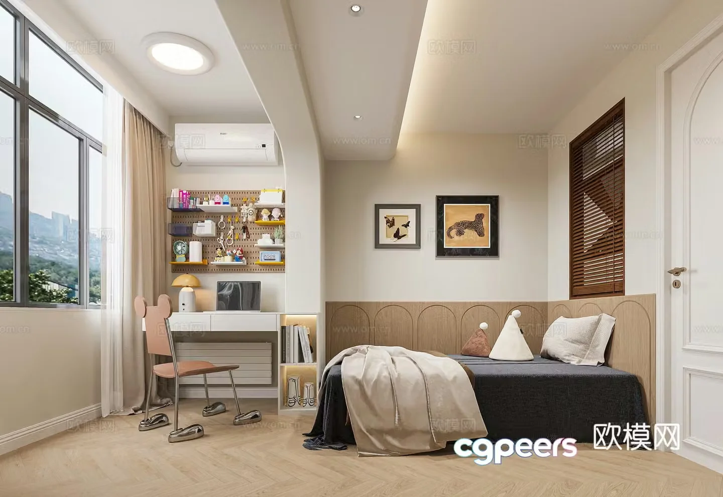 Modern children’s room 3d model