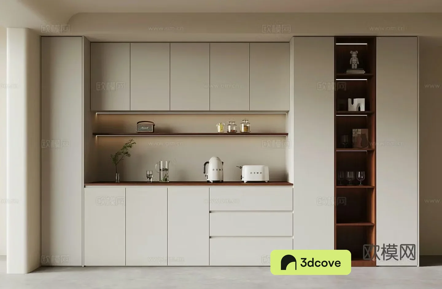 Modern wine cabinet sideboard
