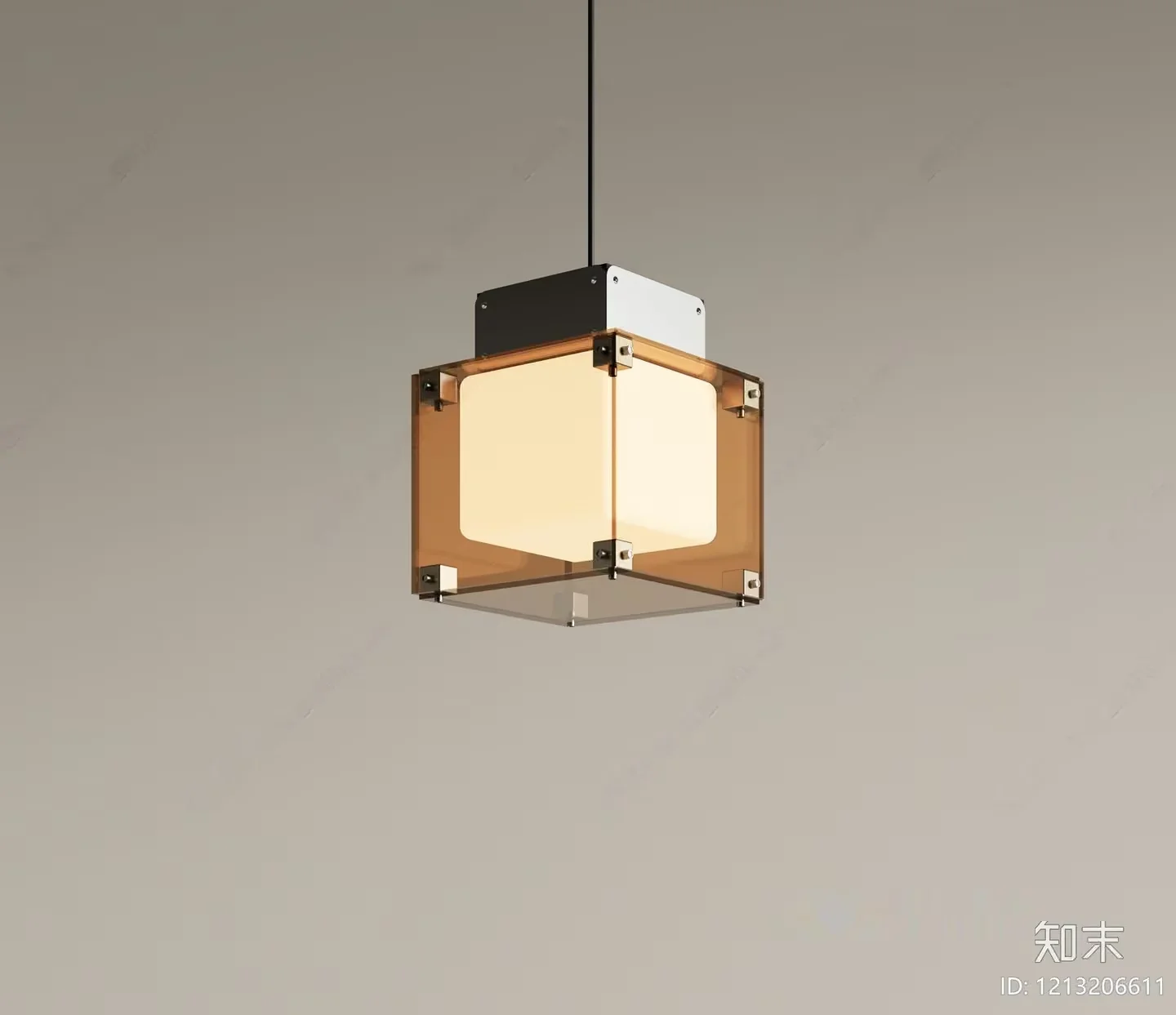 Gold Light Fixture 3D Model – 5227 – VRAY Render