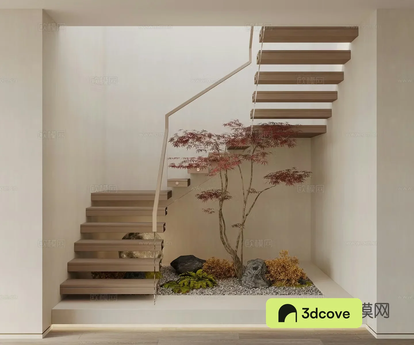 New Chinese stairwell