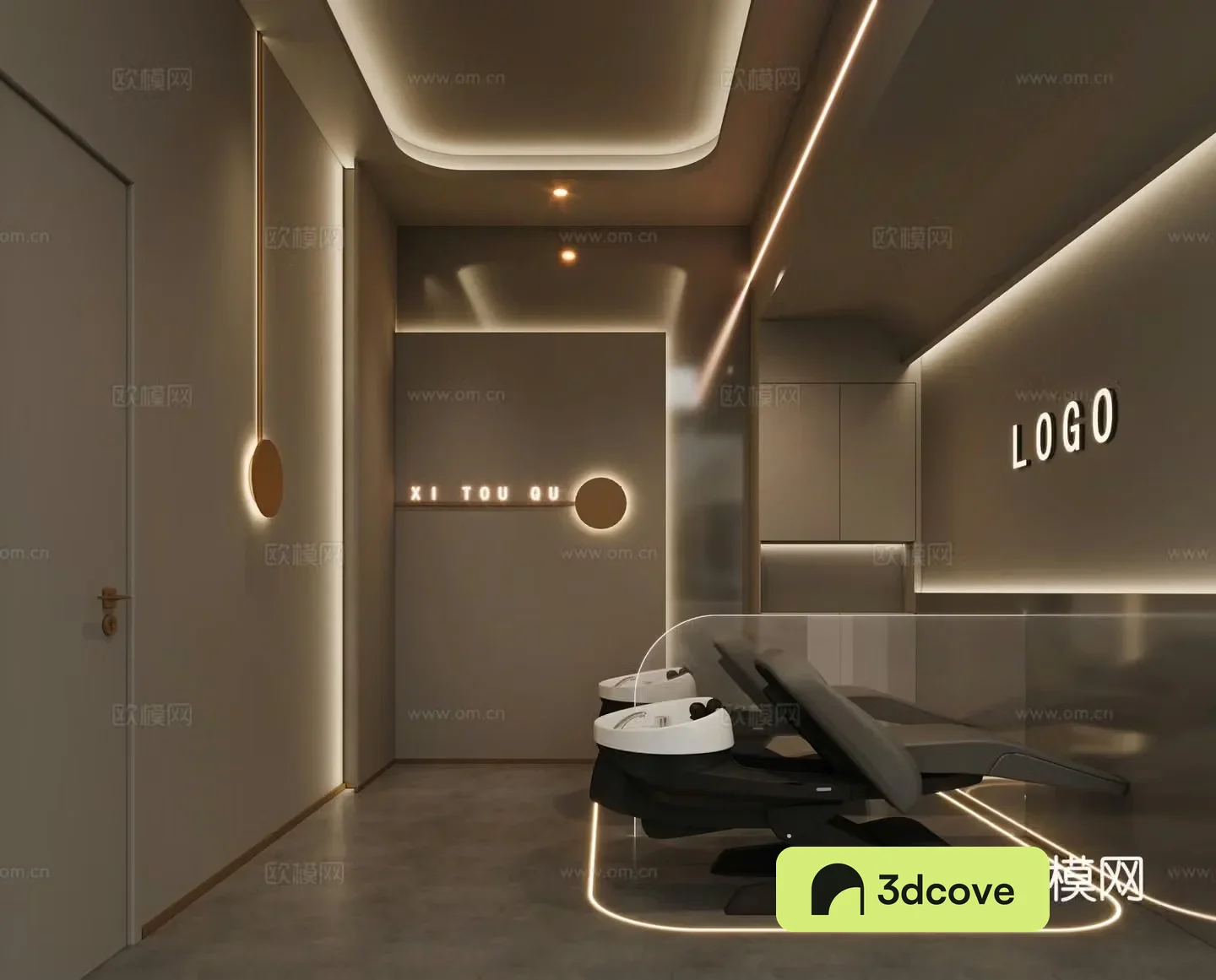 Modern barber shop
