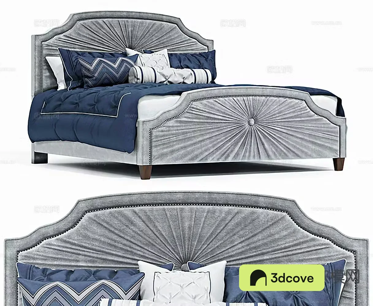 European double bed