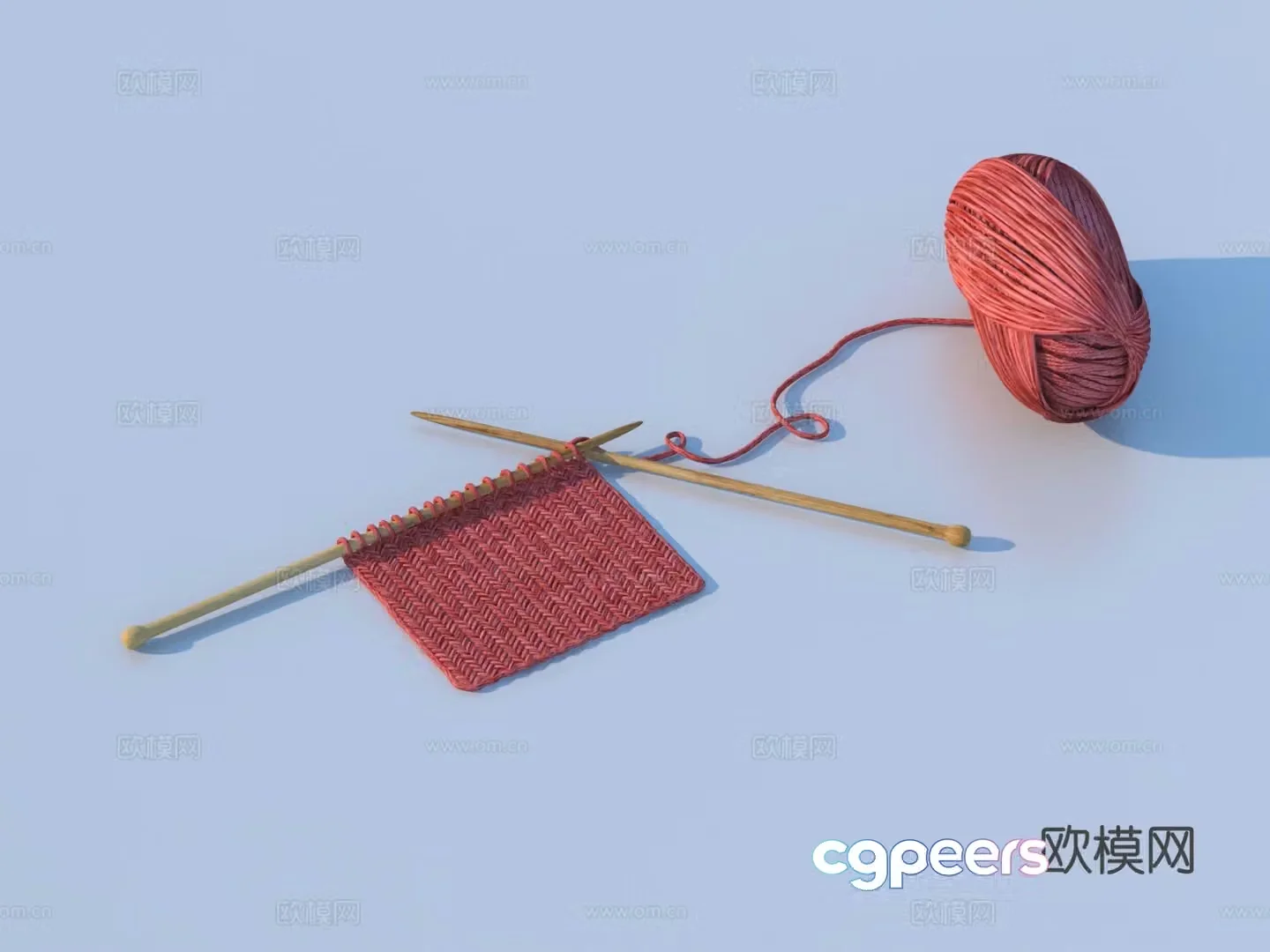 Wool fabric wool ball wool ball 3D model