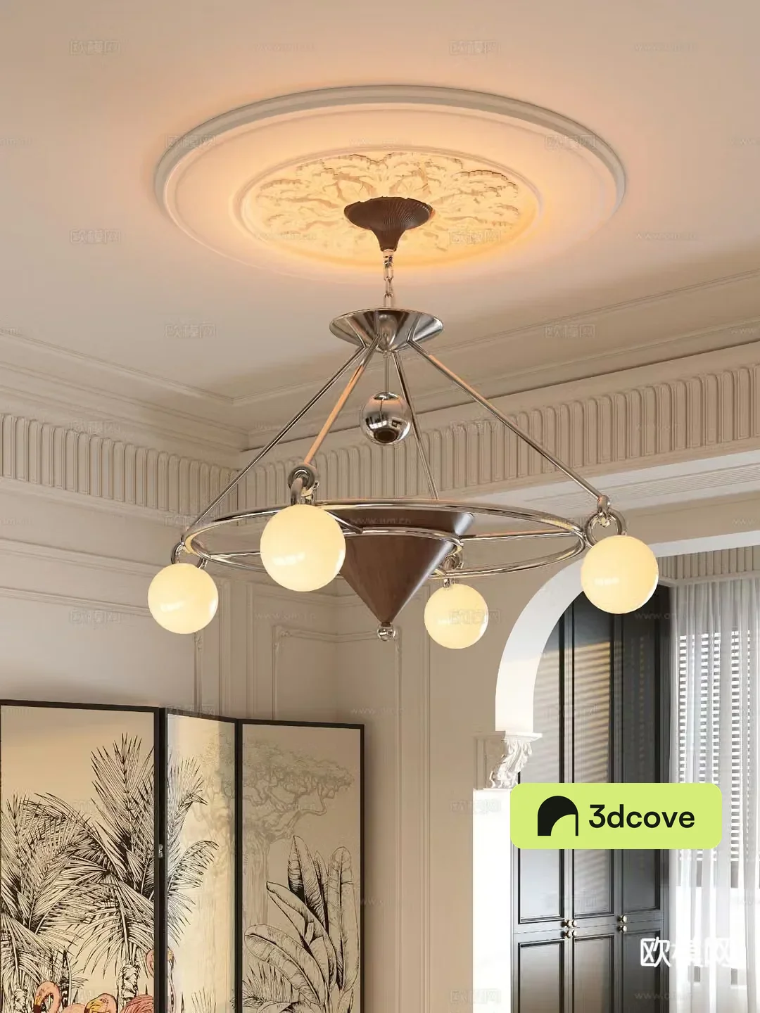 Medieval style chandelier