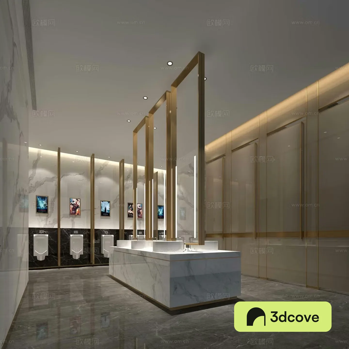 Cinema bathroom