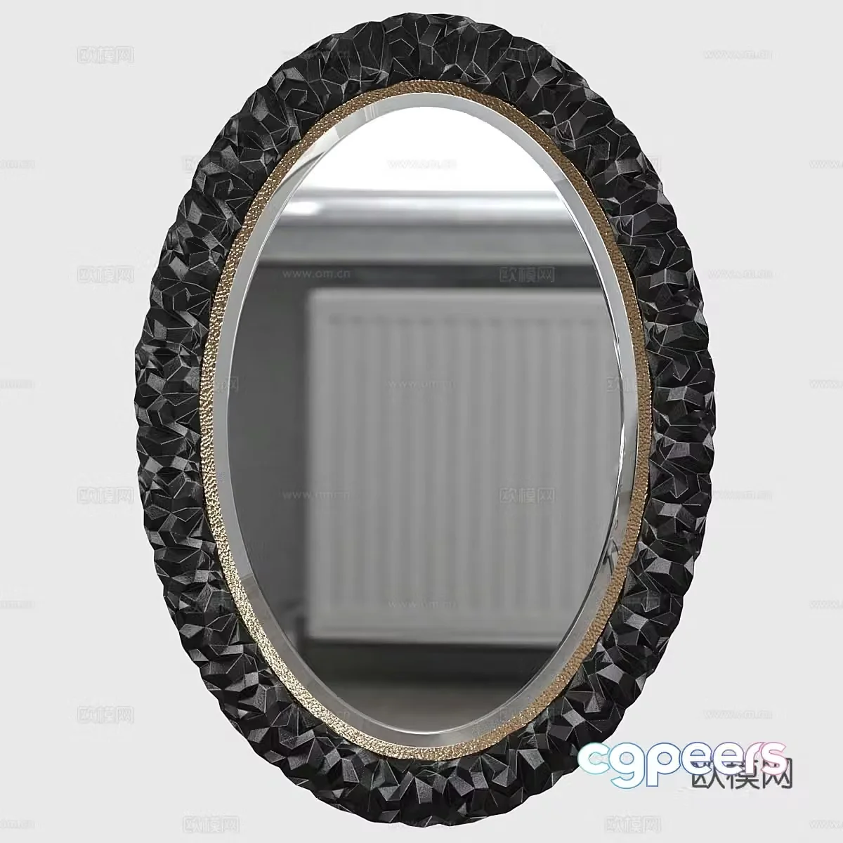 Makeup mirror Dressing mirror Decorative mirror Dressing mirror Household mirror Full body mirror Wall mirror 3D model