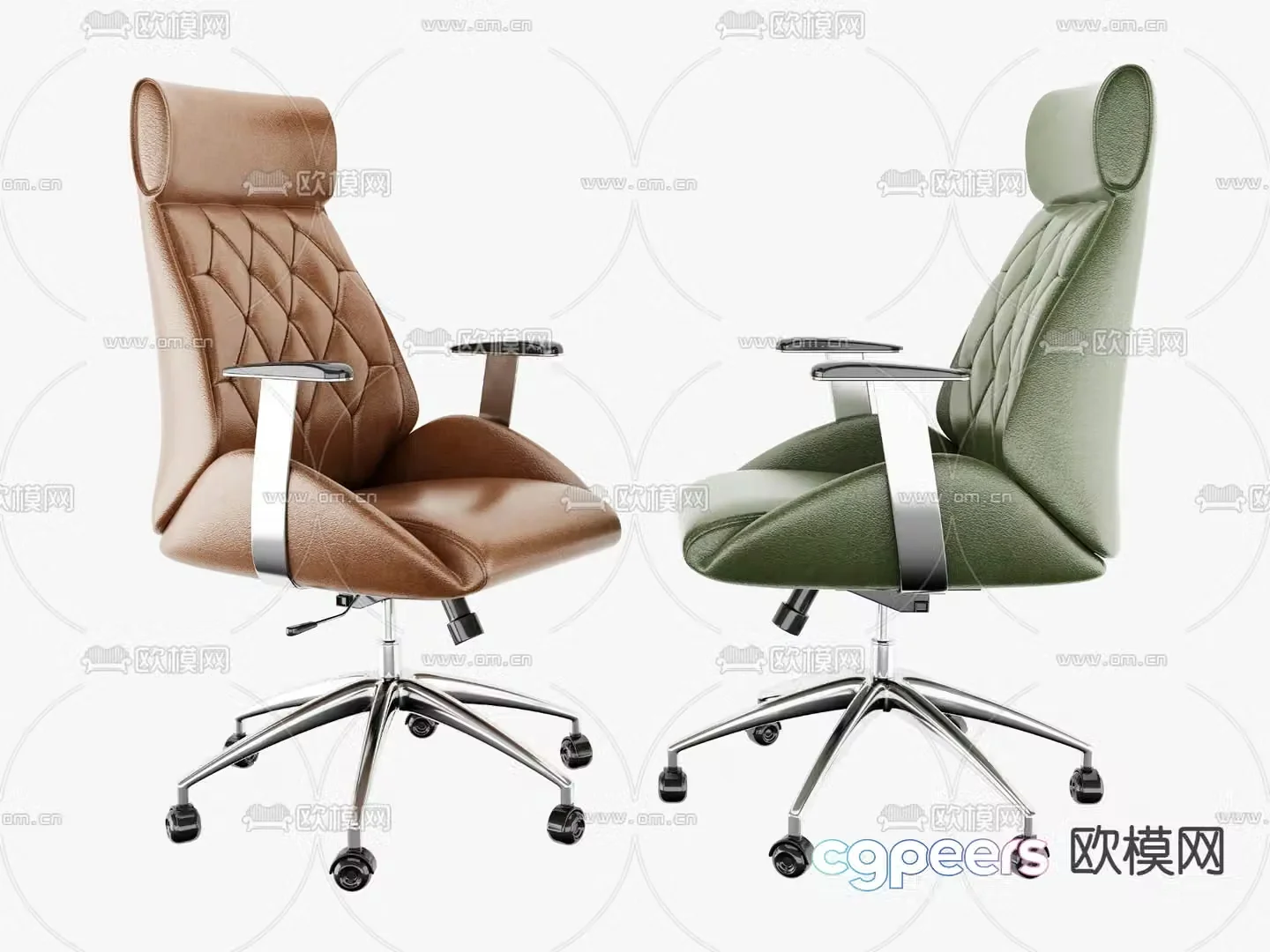 Modern office chair swivel chair 3d model