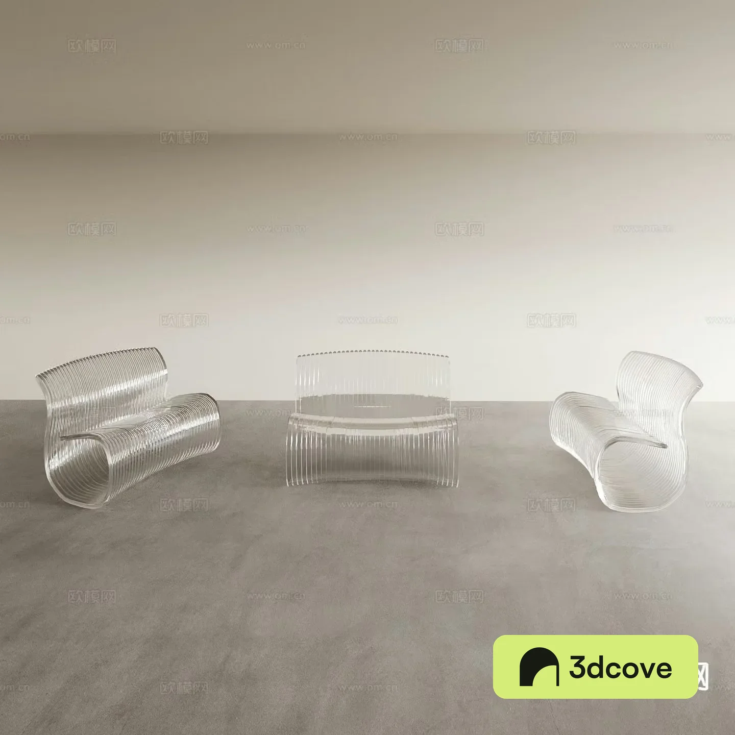 Acrylic chair leisure chair