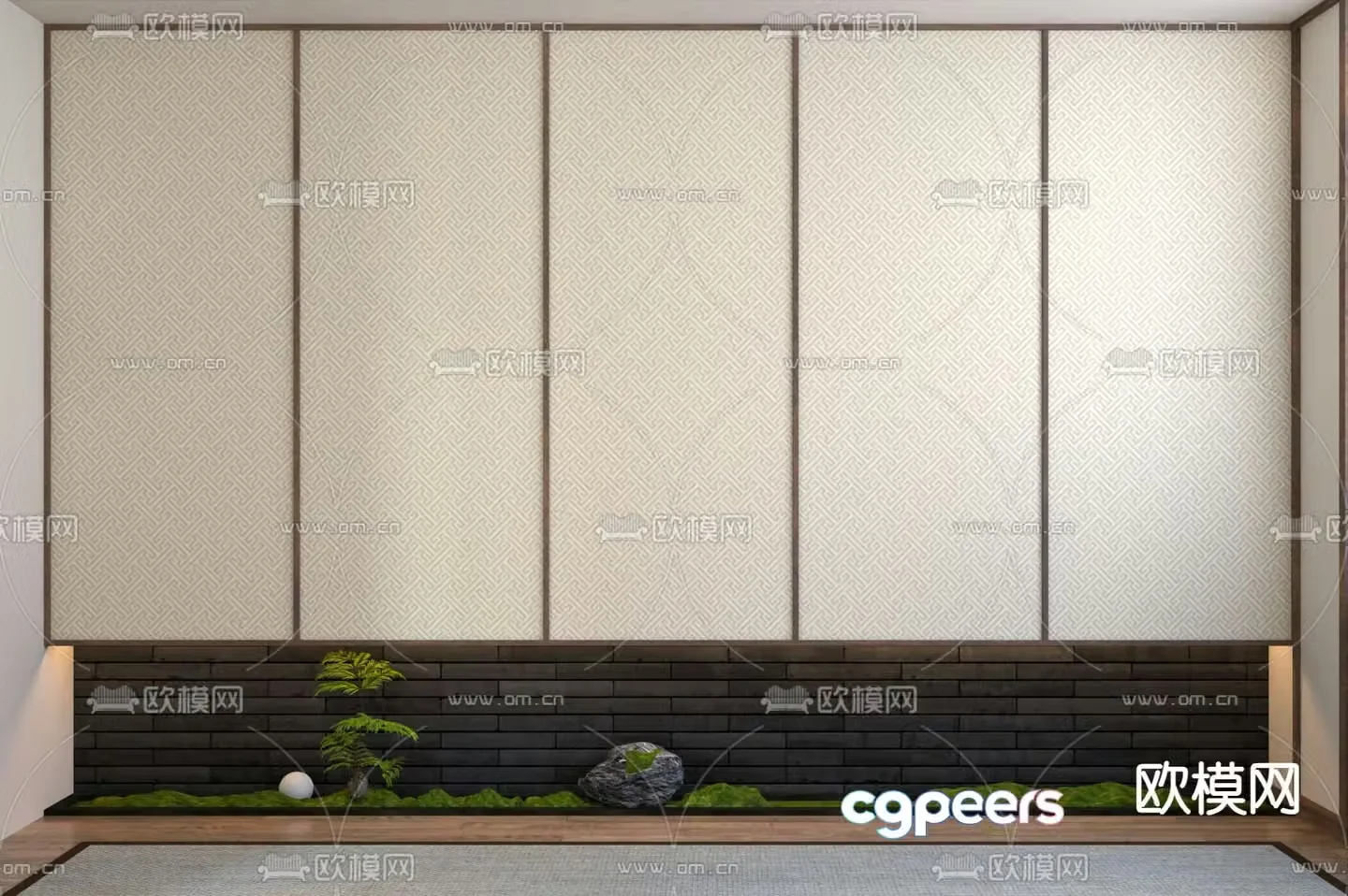 Plant landscaping 3d model