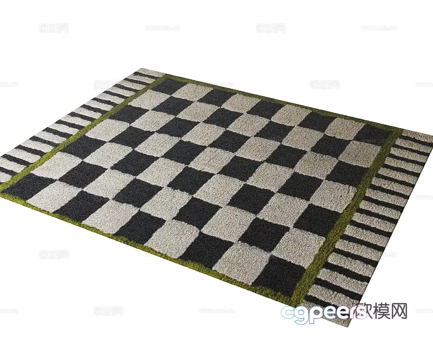 French carpet 3d model