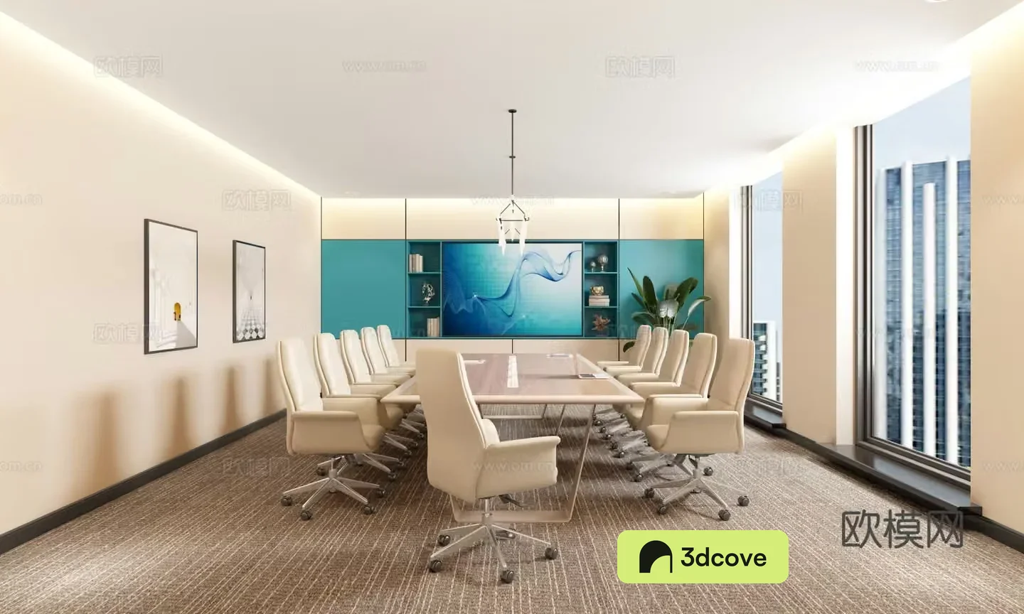 Modern conference room Negotiation room Study and seminar room Reception room Training room