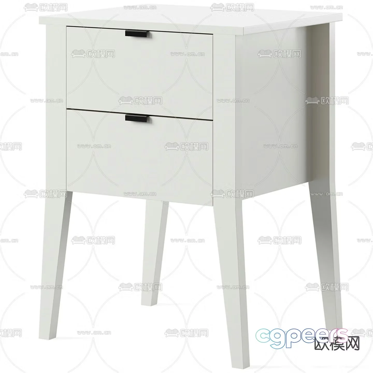 bedside table 3d model