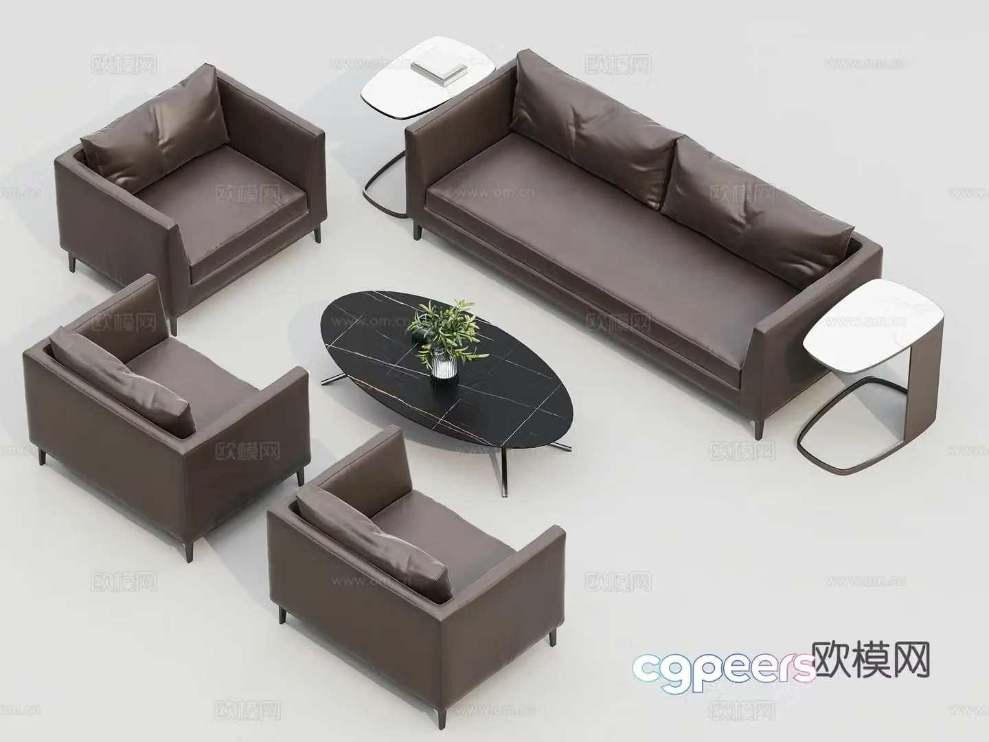 Office sofa 3d model