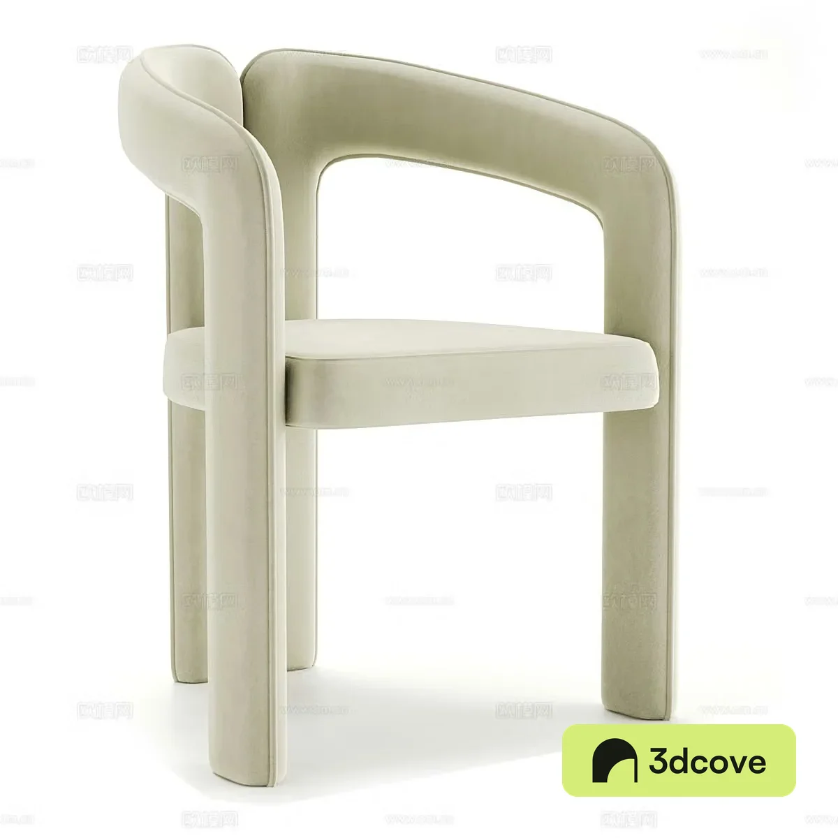 Modern simple chair Leisure chair Stool