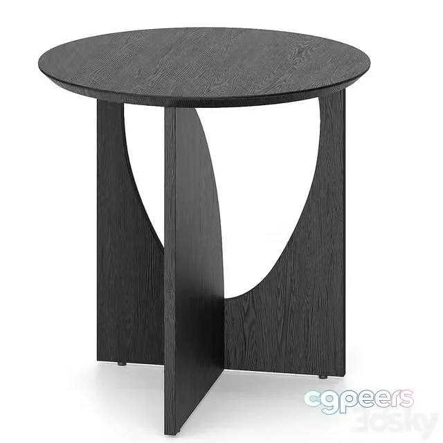 3ds Max Free – Coffee table made of ash veneer SO’HOME Art. 6049940 – GPC619