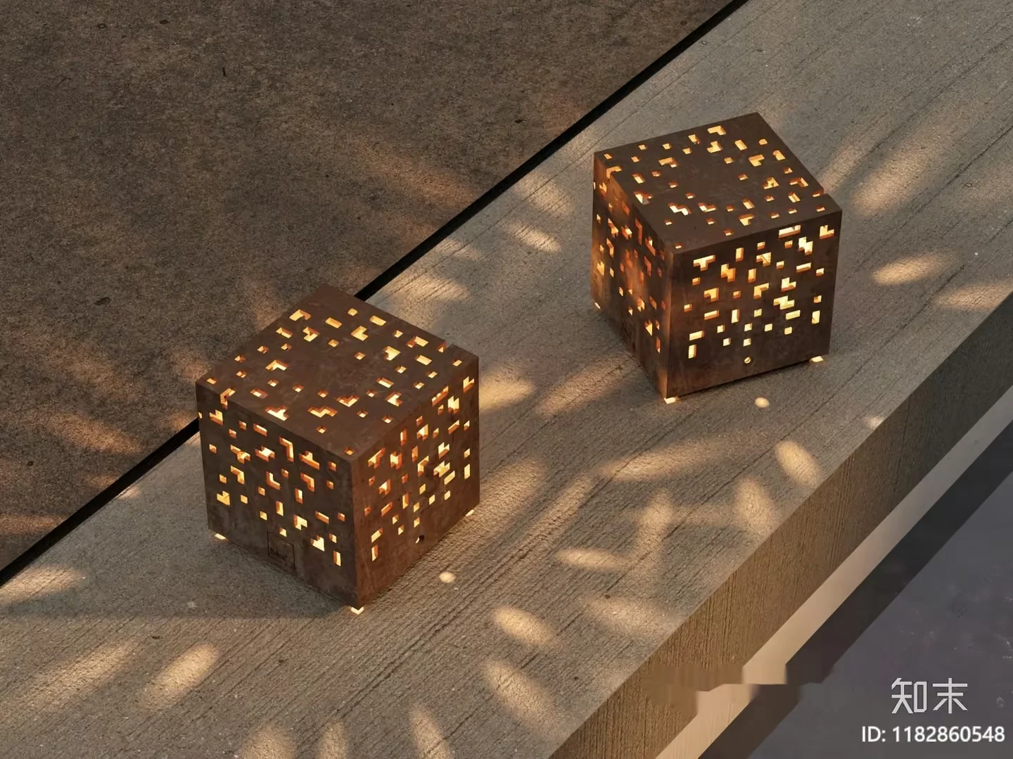 Outdoor Decorative Lighting 3D Model – 14025 – VRAY Render