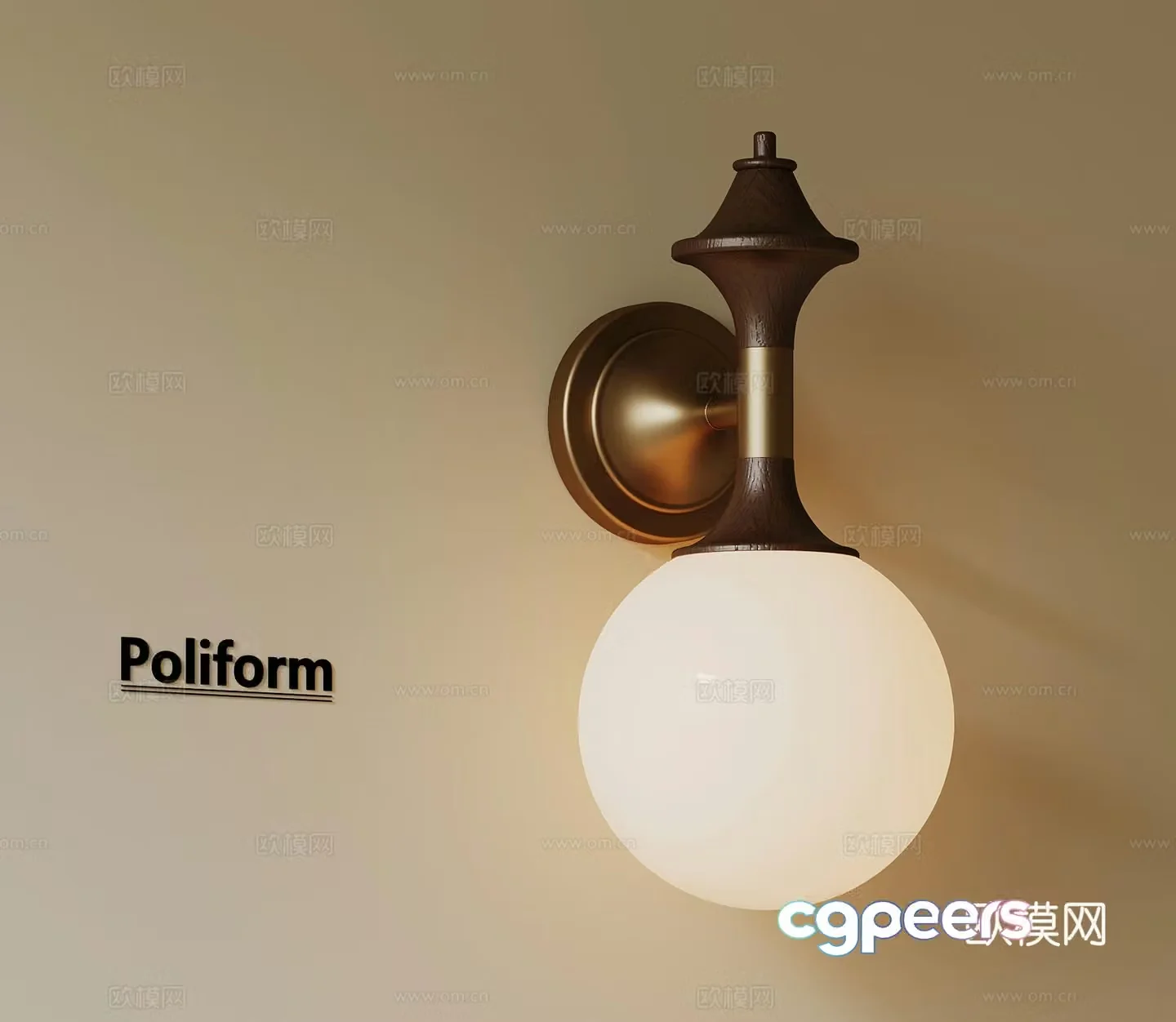 French medieval wall lamp bedside wall lamp decorative lamp courtyard wall lamp 3d model