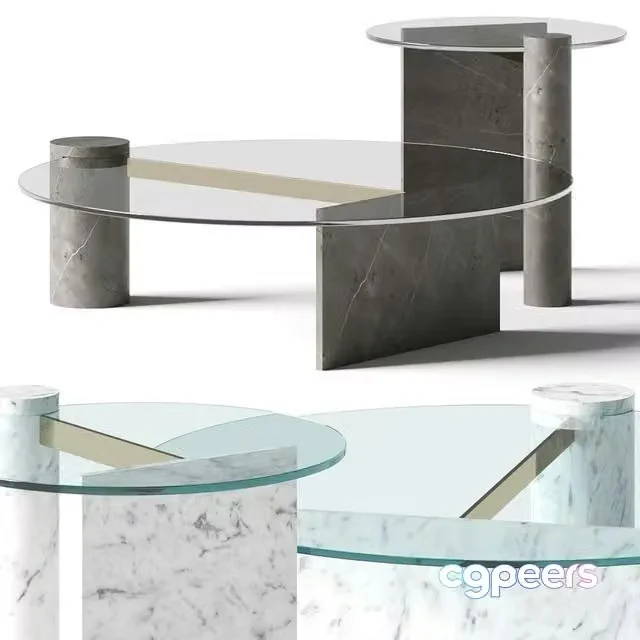 3ds Max Free – Natuzzi Frost Coffee Tables