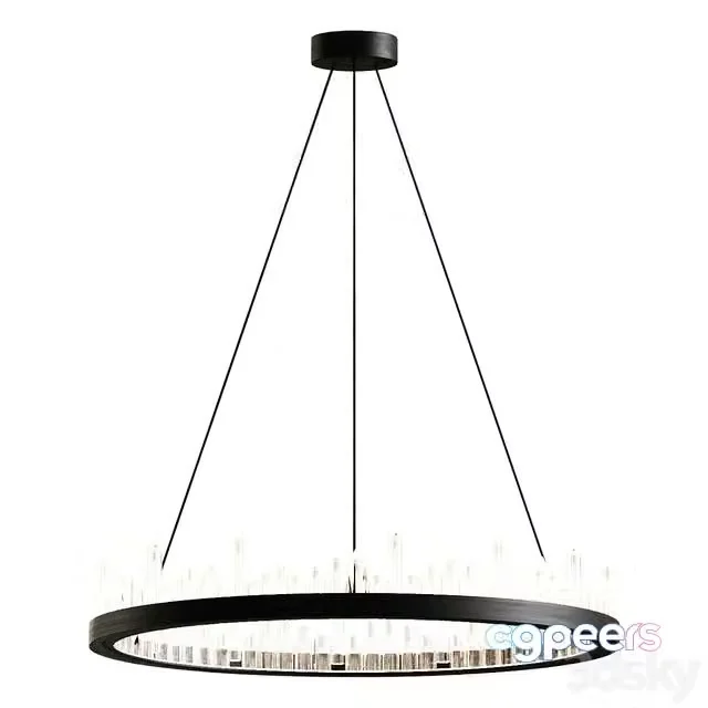 3ds Max Free – Hanging Chandelier Crystal LED Chandelier Promethus Pendant Light