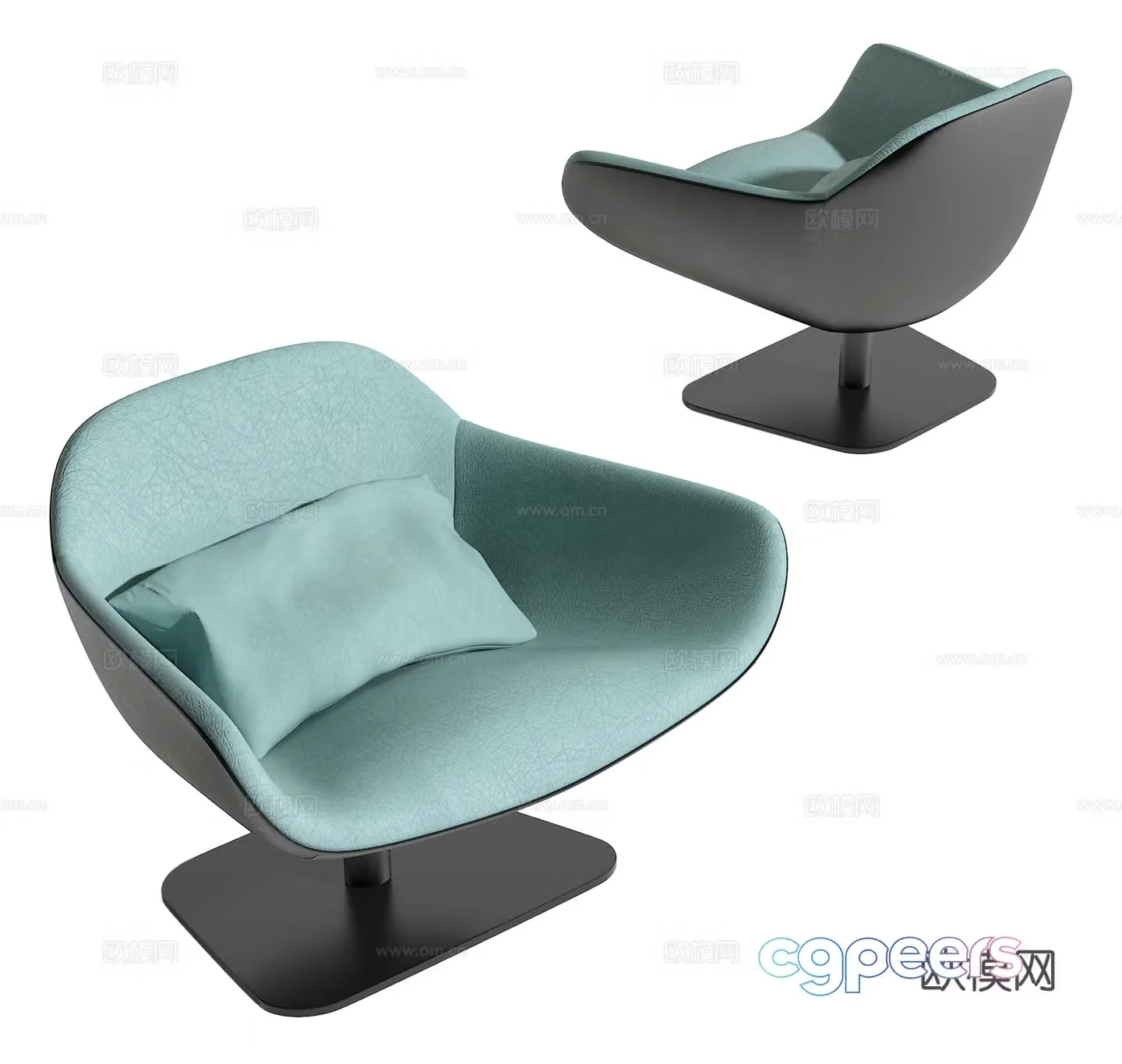 Modern leisure chair 3d model