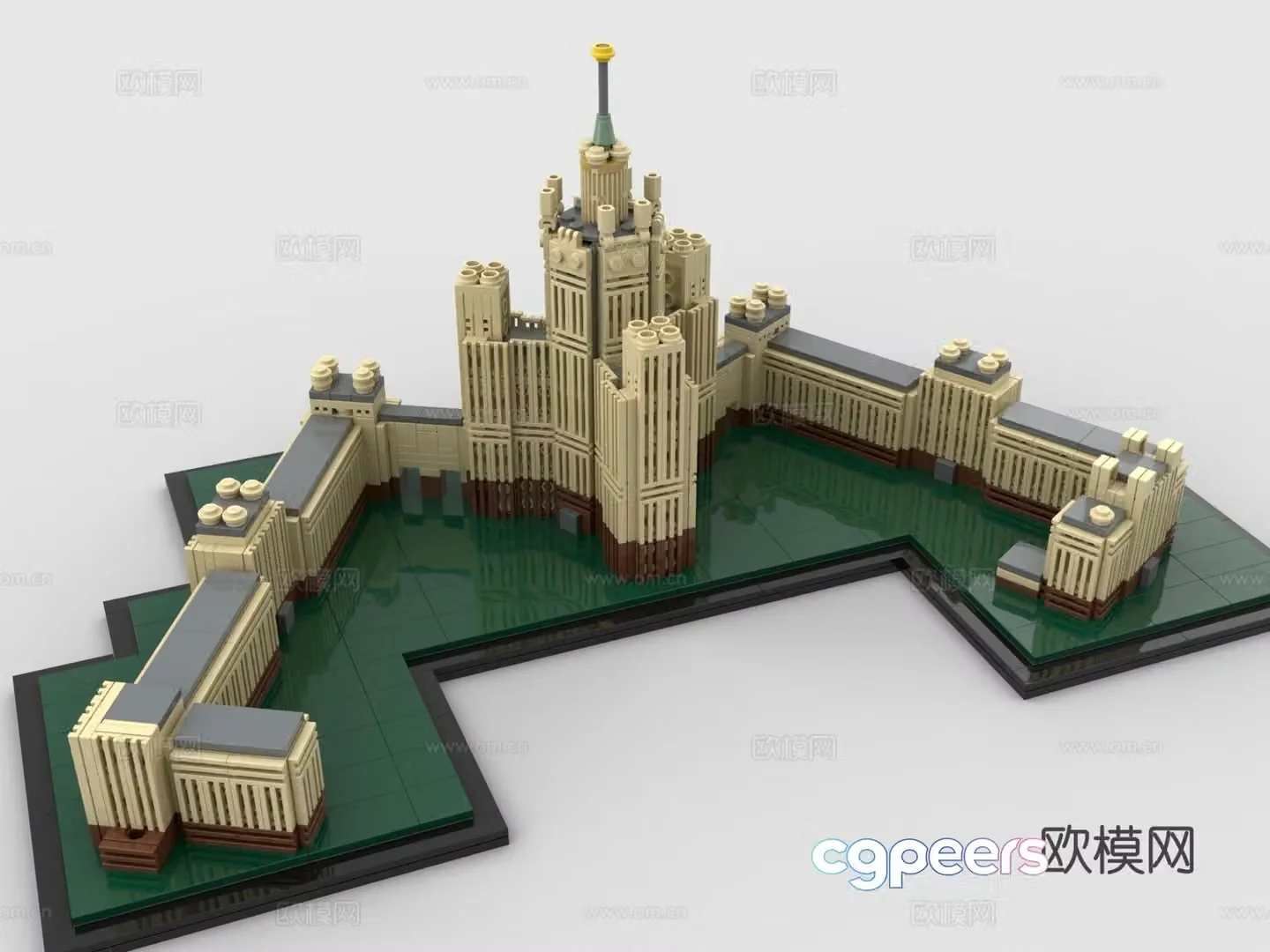 LEGO toys Moscow building blocks 3d model