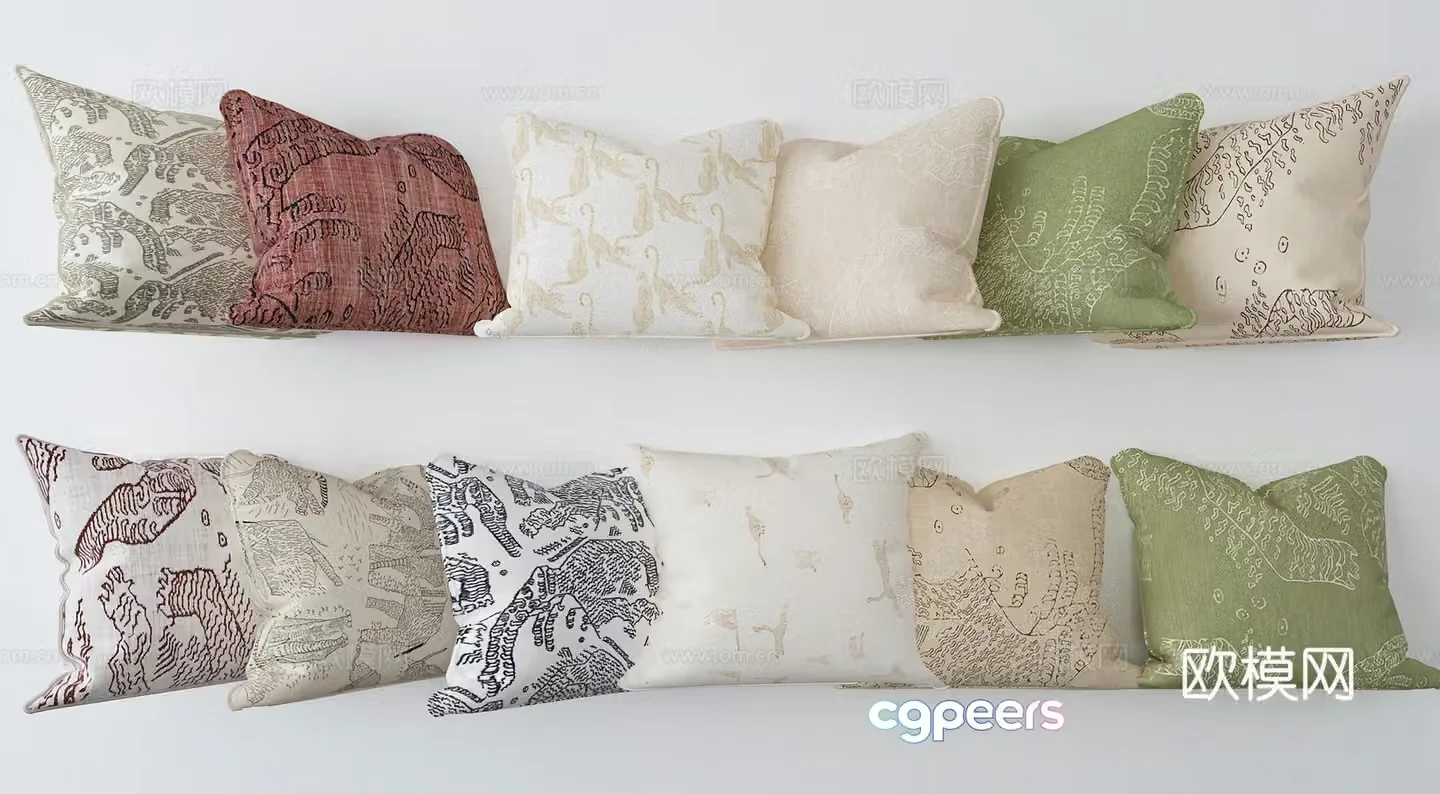 3D model of pillow