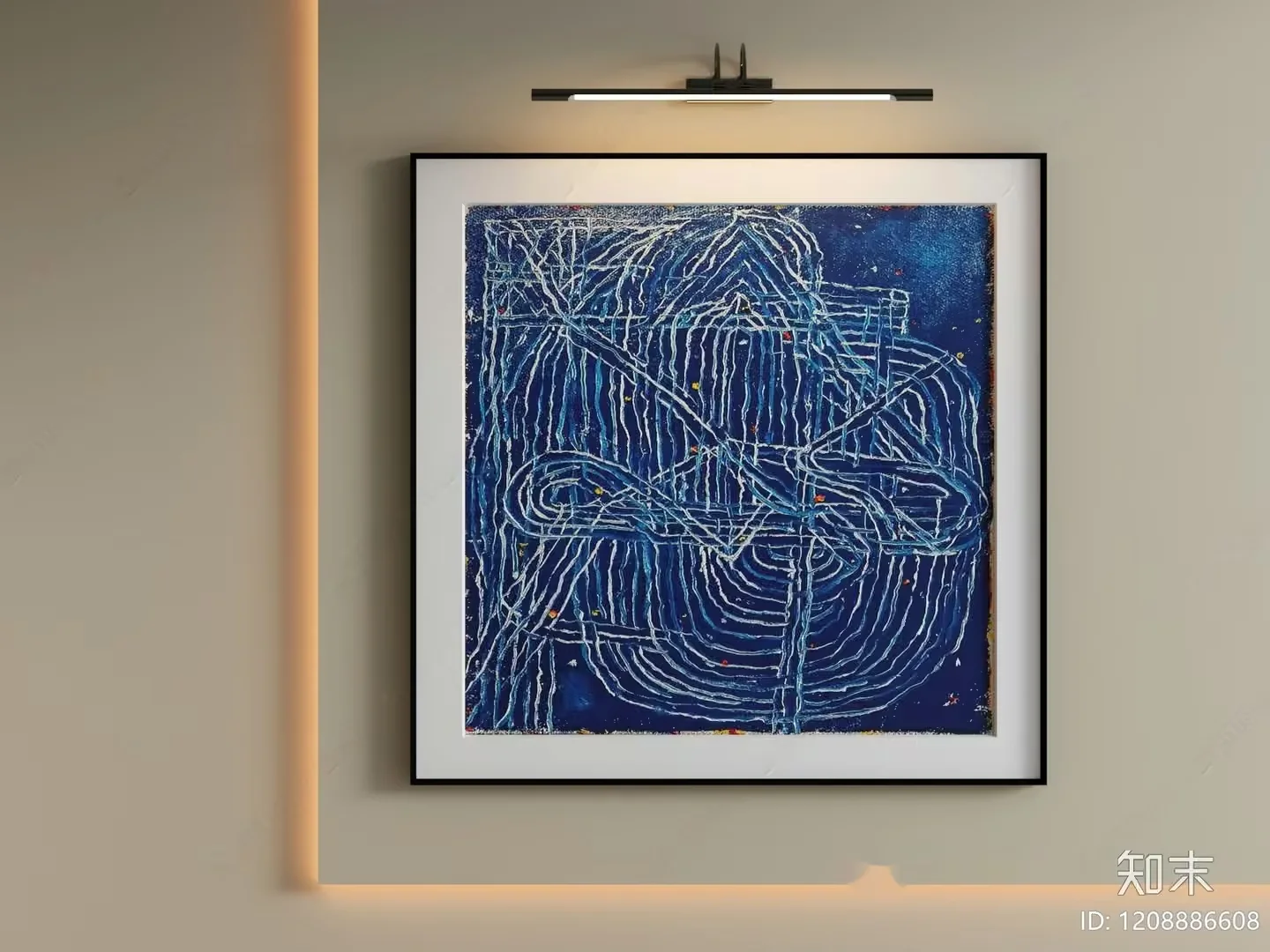 Abstract Art Piece 3D Model – 1356 – VRAY Render