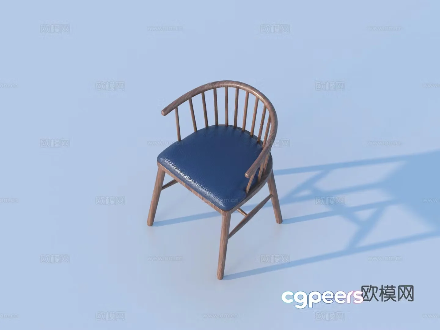 leisure chair chair seat armchair 3d model