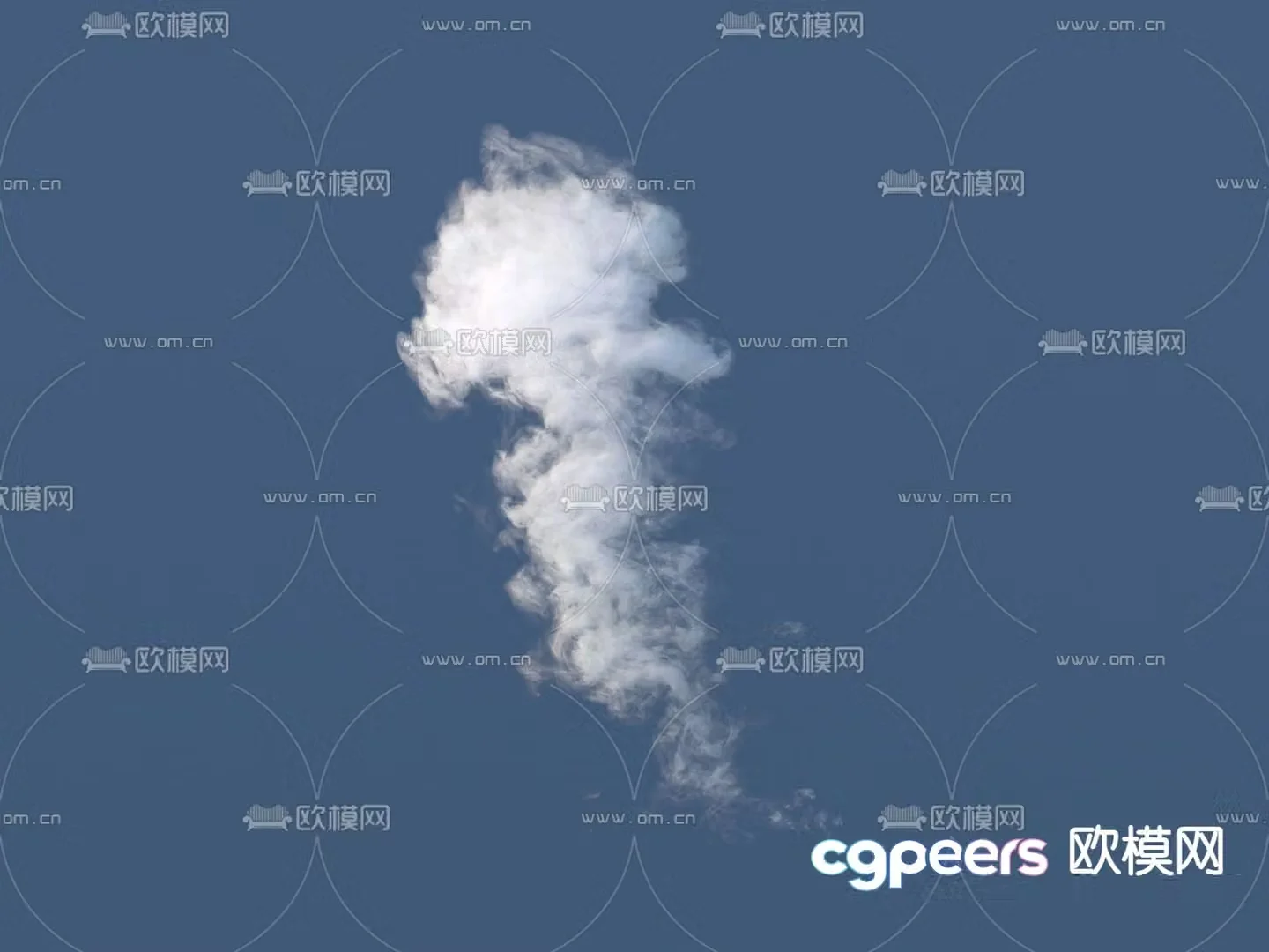 clouds white clouds clouds 3d model