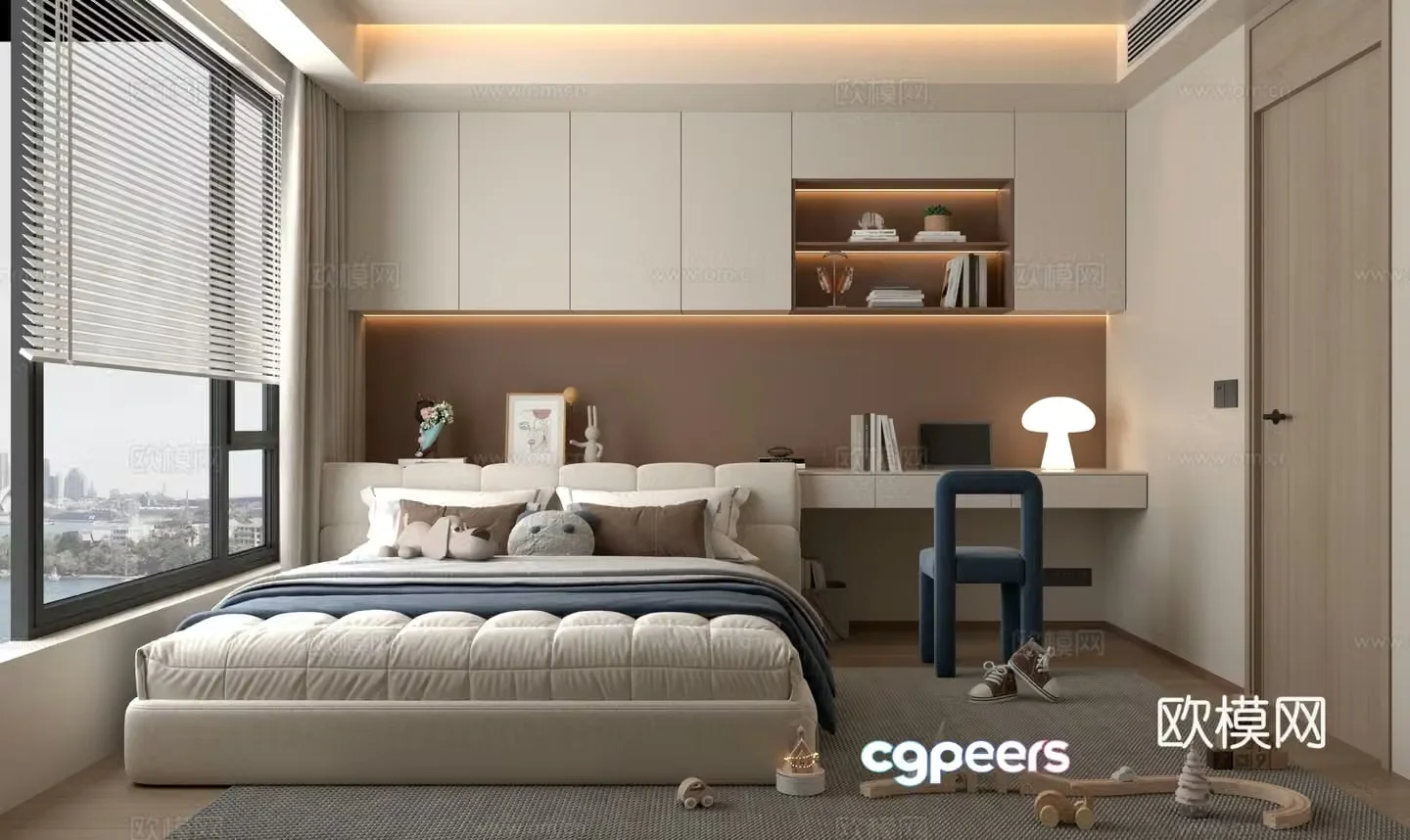 Modern children’s room children’s room 3d model