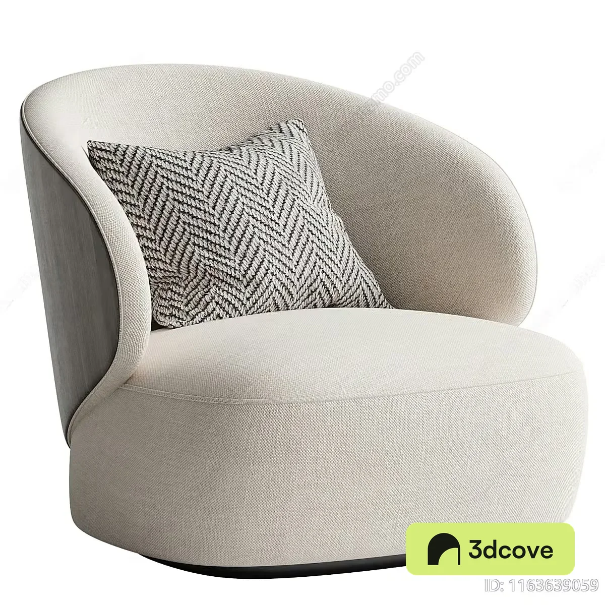 Modern Beige Armchair