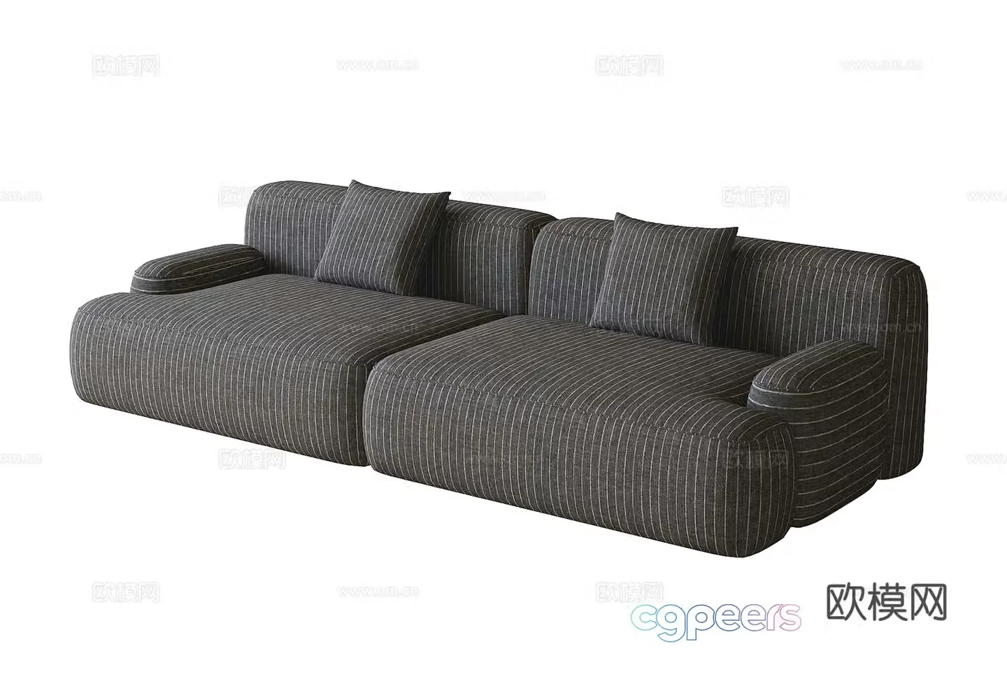 Modern love sofa 3d model