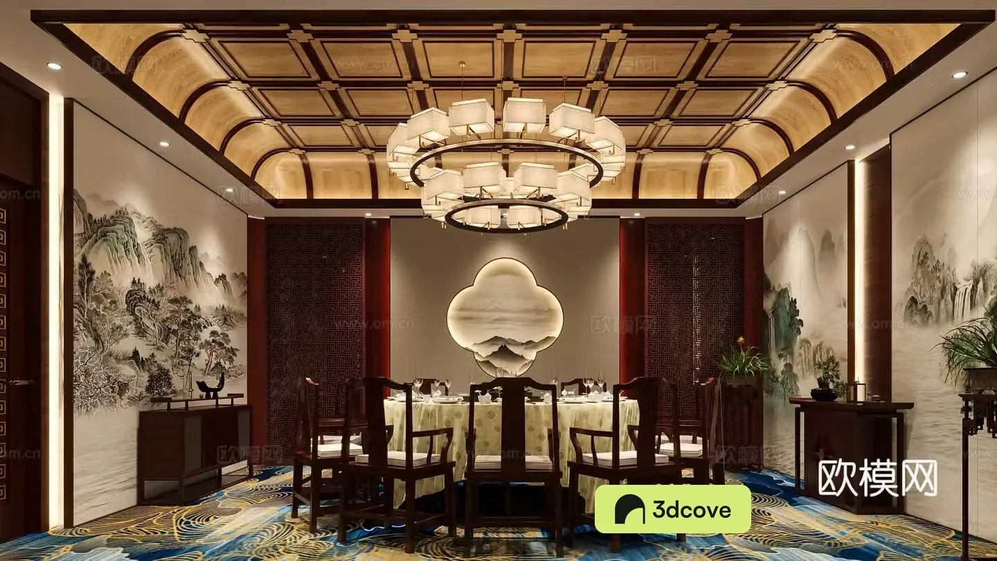 New Chinese style restaurant private room